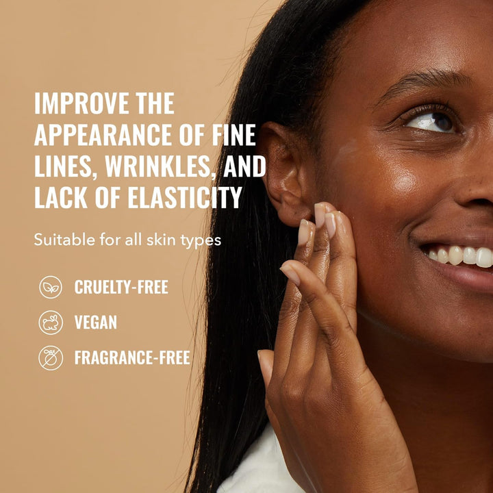 Gentle Retinol Cream - Retinol Night Cream to Minimize Appearance of Fine Lines & Wrinkles, Skin Tightening Recipe with Bakuchiol, Anti-Aging Skin Care for Face