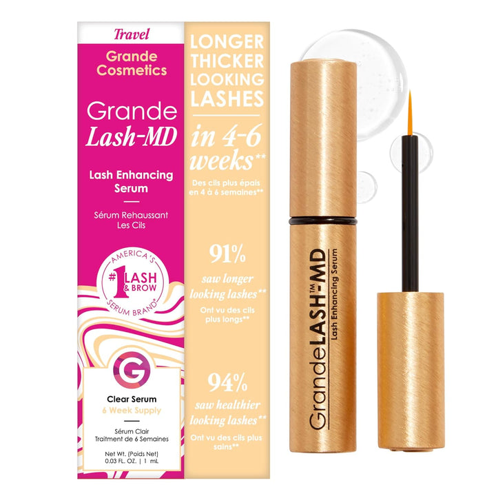 Grandelash-Md Lash Enhancing Serum - Peptide & Vitamin Infused Formula for Longer, Thicker, Fuller Looking Lashes - Ophthalmologist Tested, Cruelty-Free