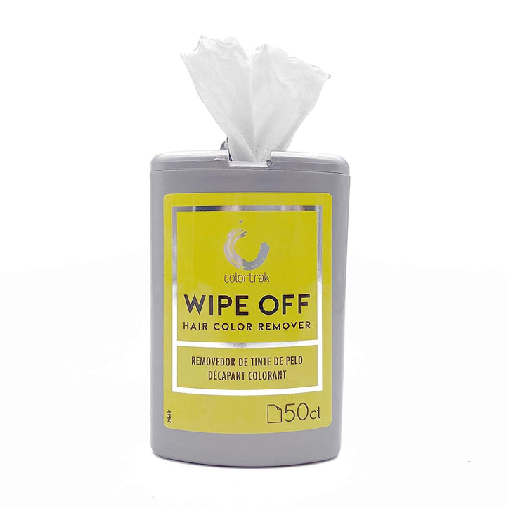 Gentle Hair Color Remover Wipes, Moist, Non-Irritating Towelettes, Formulated with Aloe, Easily Remove Hair Color Stains from Skin, Convenient Canister, 100 Wipes