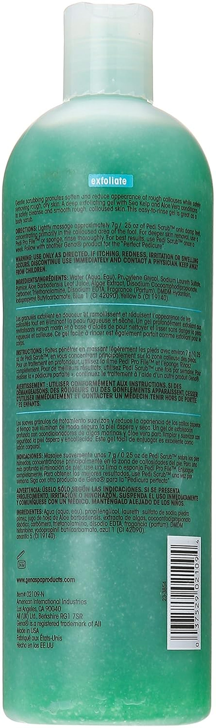 Pedi Scrub Gel 16 Oz