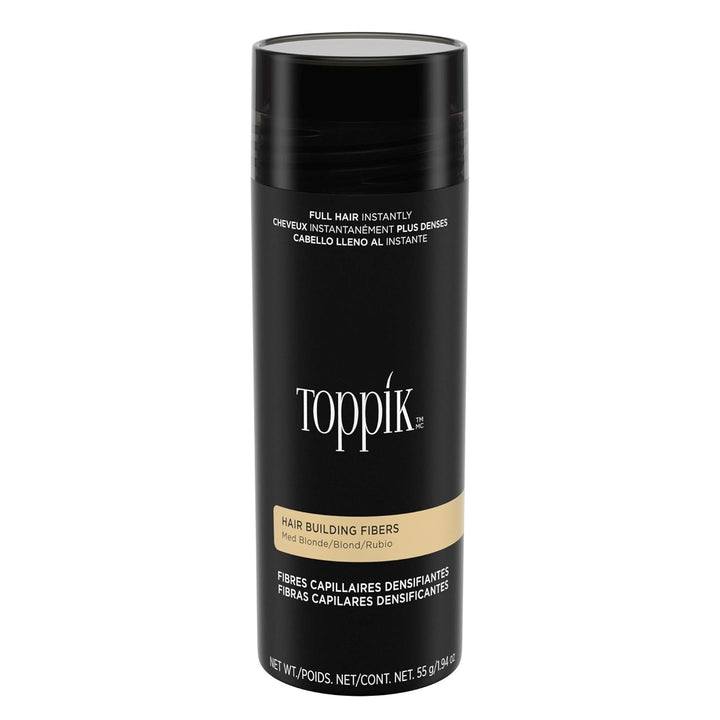 Toppik Hair Building Fibers, Fill in Fine or Thinning Hair Instantly Thicker, Fuller Looking Hair 9 Shades,4 Size Options