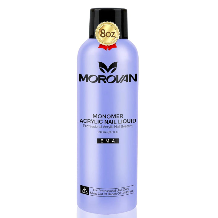 Monomer Acrylic Nail Liquid 8Oz for Acrylic Powder - Professional Monomer Acrylic Nail Liquid for Acrylic Nail Extension Non-Yellowing Mma-Free