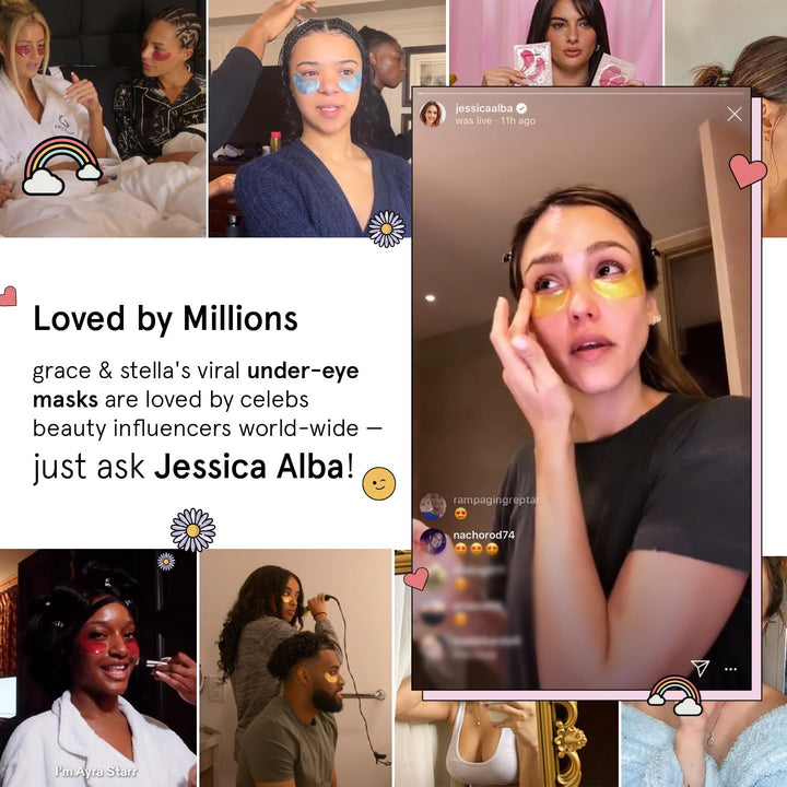 under Eye Mask Variety Pack - 18 Pairs of under Eye Patches for Dark Circles - with 6 Colors (3 Pairs/Color) - Gel Masks Puffy Eyes for Women - Vegan Cruelty Free Bridesmaid Gifts