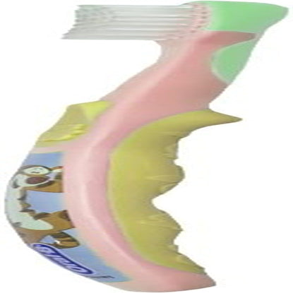 Baby Manual Toothbrush, Pooh Characters, 0-3 Years Old, Extra Soft (Characters Vary) - Pack of 4