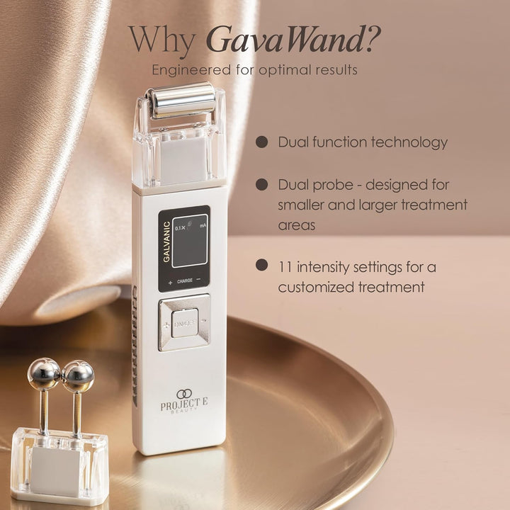 Portable Rechargeable Galvanic Device | Skin Care Reduce Wrinkles Skin Tightening Firming Fine Lines Desincrustation Deep Pore Cleansing Rejuvenation Device