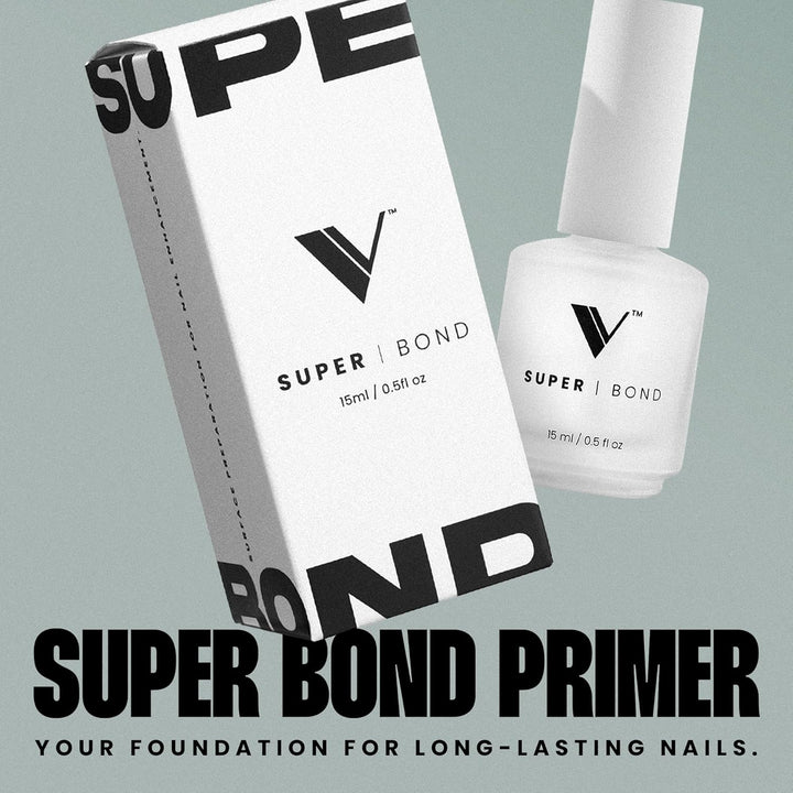 Super Bond Nail Primer - Long-Lasting & Low-Odor Nail Prep Bond Primer for Nail Polish, Gel & Acrylic - Nail Care Product for Professional Salons & Home Manicures & Pedicures, 15 Ml