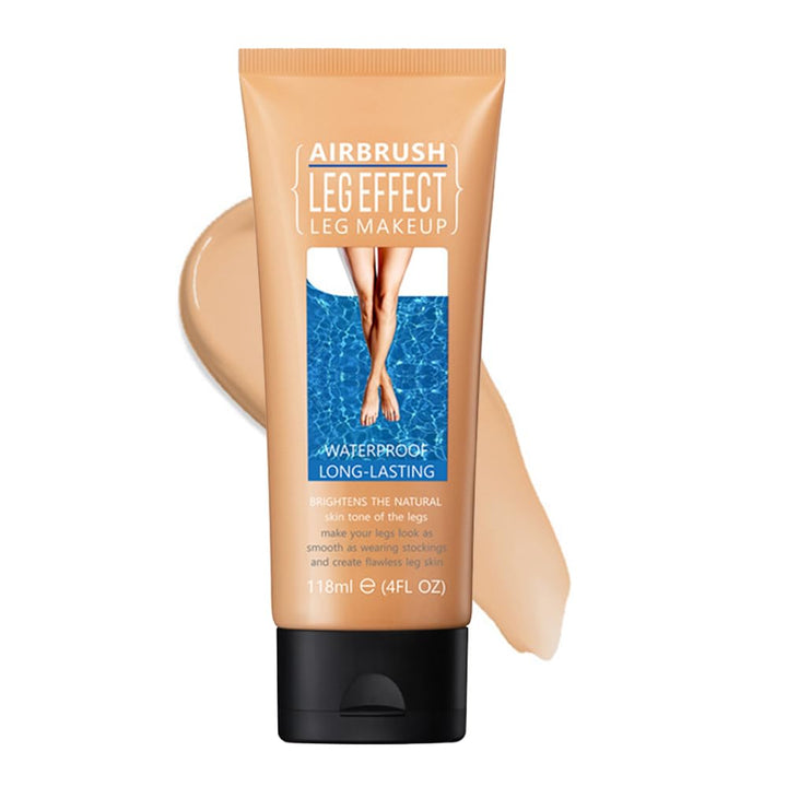 Leg Makeup Waterproof, No Transfer Body Concealer, Coverage for Vein, Scar, Tattoo (#02 Medium Glow, 1Pc)