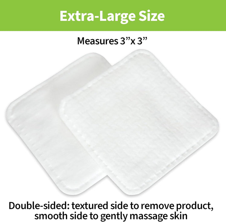 Forpro Premium Pure & Simple XL Facial Pads, Triple Layered Ultra Soft Disposable Makeup Remover Pads, 100% Vegan & Cruelty-Free, 60-Count