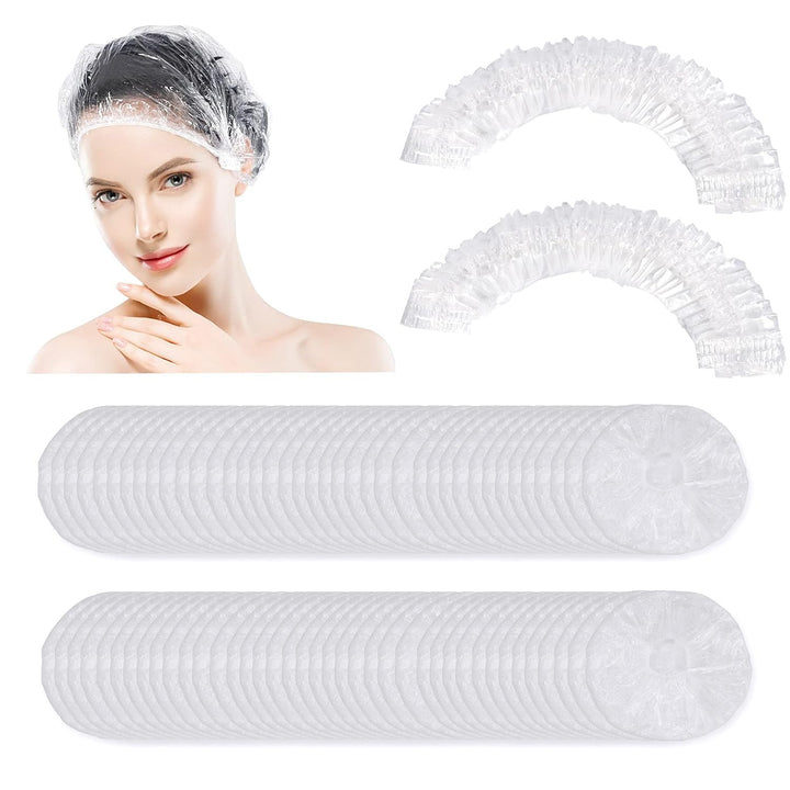 150 PCS Upgrade Disposable Shower Caps.  Waterproof Hair Bath Caps. Thickening Shower Cap for Women Kids Girls. Hotel and Hair Salon. Travel Spa. Home Use Beauty Salon