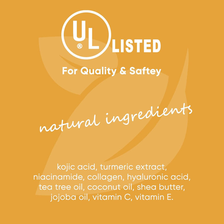 Kojic Acid Turmeric Soap Bars – Dark Spot Remover & Skin Care, Handmade Face & Body Wash Bars with Niacinamide, Shea Butter, Tea Oil, Vitamin C (2 Pack, 8.5 Oz)