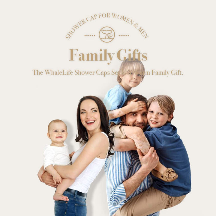 Extra Large Reusable Shower Cap for Men, Women (Black 4 Pack ) Satin Double Layer EVA Waterproof Long Hair Cap