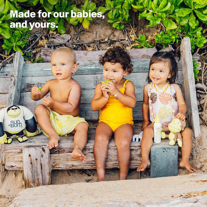 Baby Bum SPF 50 Sunscreen Spray - Mineral UVA/UVB Face and Body Protection for Sensitive Skin - Fragrance Free - Travel Size - 3 Oz