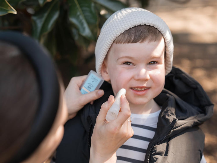 Babo Botanicals Sensitive Baby Mineral Sunscreen Stick SPF 50-70% Organic Ingredients - Zinc Oxide - NSF & Made Safe Certified - EWG Verified - Water Resistant - Fragrance-Free - for Babies & Kids
