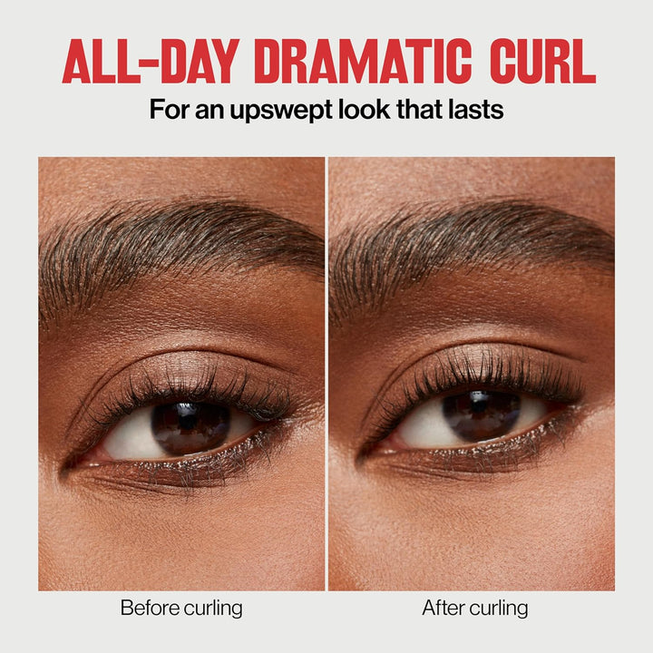 Extra Curl Lash Curler, Gives an All Day Dramatic Curl, with Finger Grips for a Non Slip Grip, Easy to Use, 1 Count