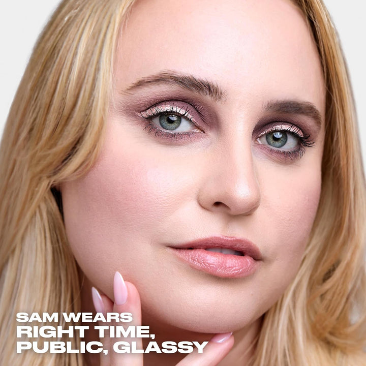 Naked 3 Mini Eyeshadow Palette - 6 Soft Pink Shadows, Multi-Use Matte & Shimmer Finishes, Ultra-Blendable Everyday Rosy Neutrals, Long-Lasting up to 12HR Wear, Travel Makeup with Mirror