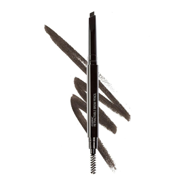 Ultimate Eyebrow Retractable Definer Pencil, Medium Brown, Dual-Sided Brow Brush, Fine Tip, Shapes, Defines, Fills Brow Makeup