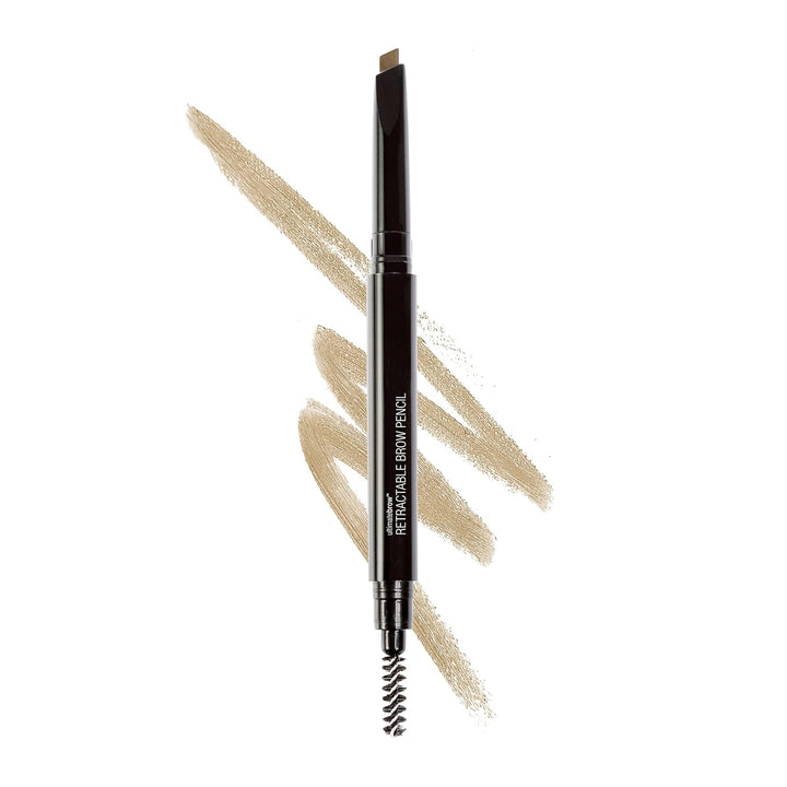 Ultimate Eyebrow Retractable Definer Pencil, Medium Brown, Dual-Sided Brow Brush, Fine Tip, Shapes, Defines, Fills Brow Makeup