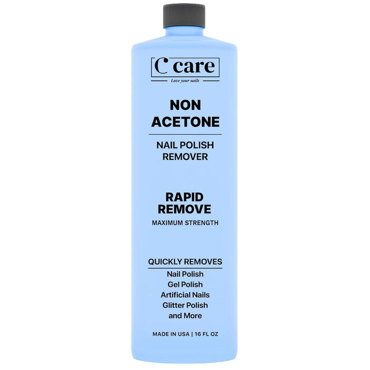 100% Pure Acetone Nail Polish Remover | Professional Quality | Easy to Use | Rapidly Removes Natural, Gel, Acrylic, and Glitter Nails | 8 Fl Oz