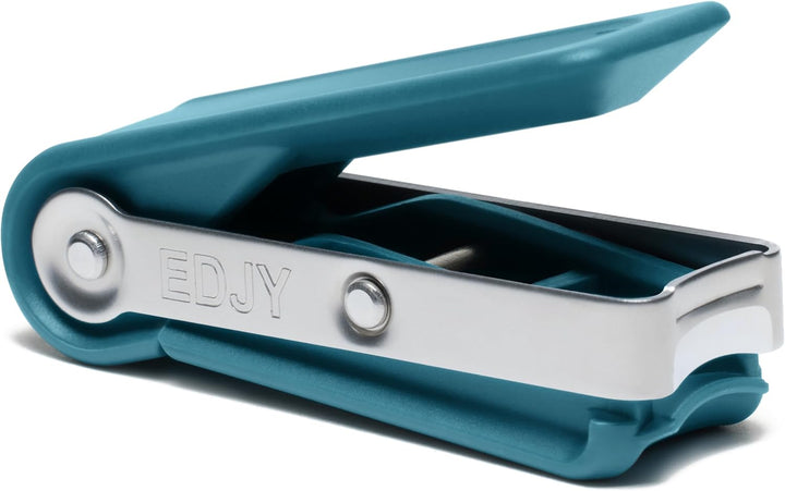 Fingernail Cutter - Precision Stainless Steel Nail Cutter for Fingernails | Sharp Blade, Ergonomic Design, Durable & Rust-Resistant | Ideal for Men and Women |  Blue