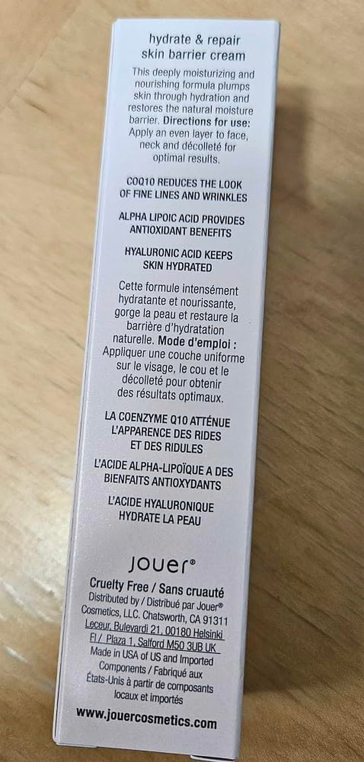 Skin Barrier Cream - Skin Barrier Repair Moisturizer - Hydrating Hyaluronic Acid DD Cream - Wrinkle Cream - anti Aging Night Face Cream with Alpha Lipoic Acid and Coq10-2 Oz