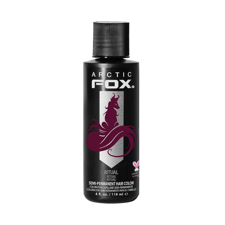 Vegan and Cruelty-Free Semi-Permanent Hair Color Dye (8 Fl Oz, PURPLE AF)