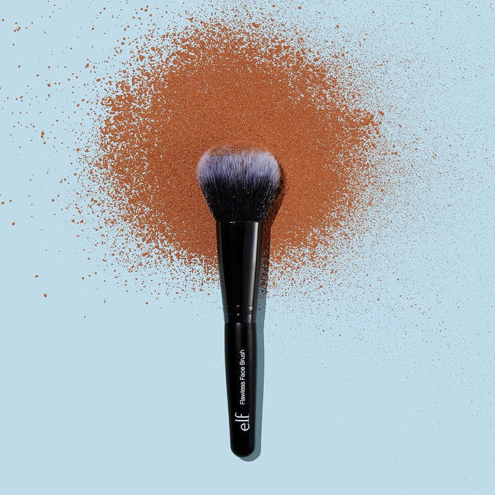 Flawless Face Brush, Synthetic Makeup Brush for Contour & Definition, Great for Powder, Blush & Bronzer, Vegan & Cruelty-Free