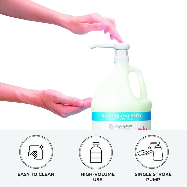 Premium Gallon Pump, Dispenses One Ounce per Pump, Fits Most Standard Gallon Bottles and Containers