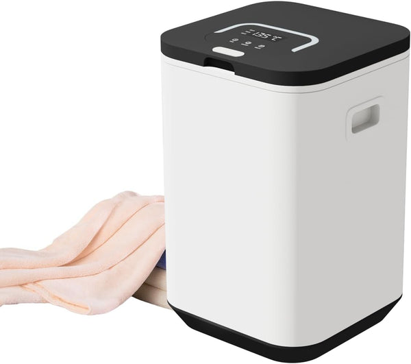 Large Towel Warmer Bucket with Rapid Heating & Timer, Fits 2 X 40"X70" Towels, One-Touch Control, LCD Display, Child Lock, Aromatherapy Box – Fireproof, ETL & FCC Certified for Bathroom, Spa, Home Use