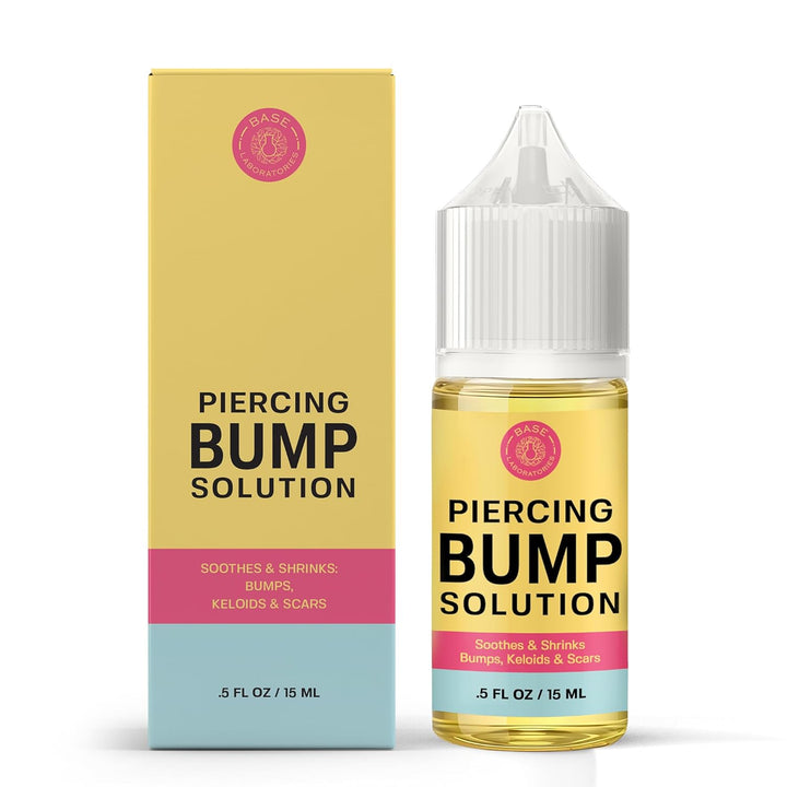 Piercing Aftercare Kit: Keloid & Piercing Bump Solution Oil(15Ml) + Piercing Aftercare Spray (4Oz) - for Keloid Bump Removal & Cleansing Soothing Piercings before & After