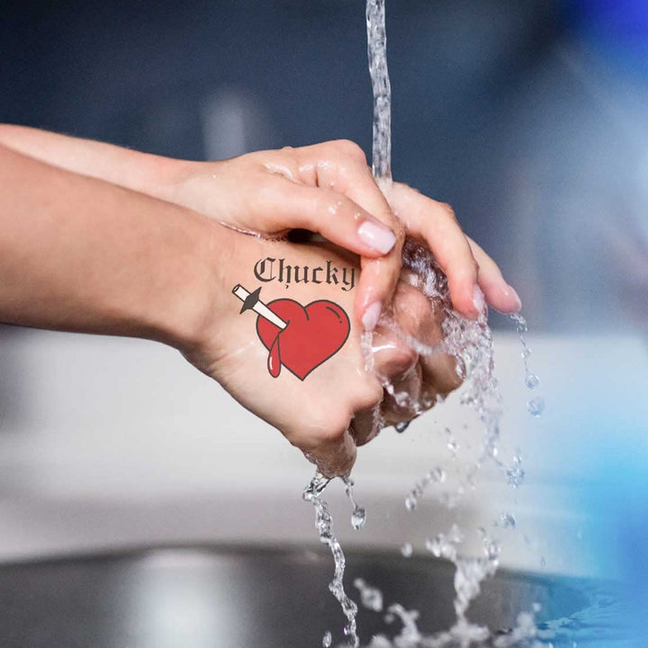 Temporary Tattoos, 10 PCS Heart Tattoos Sticker for Women, Halloween, Party, Costume,Cosplay