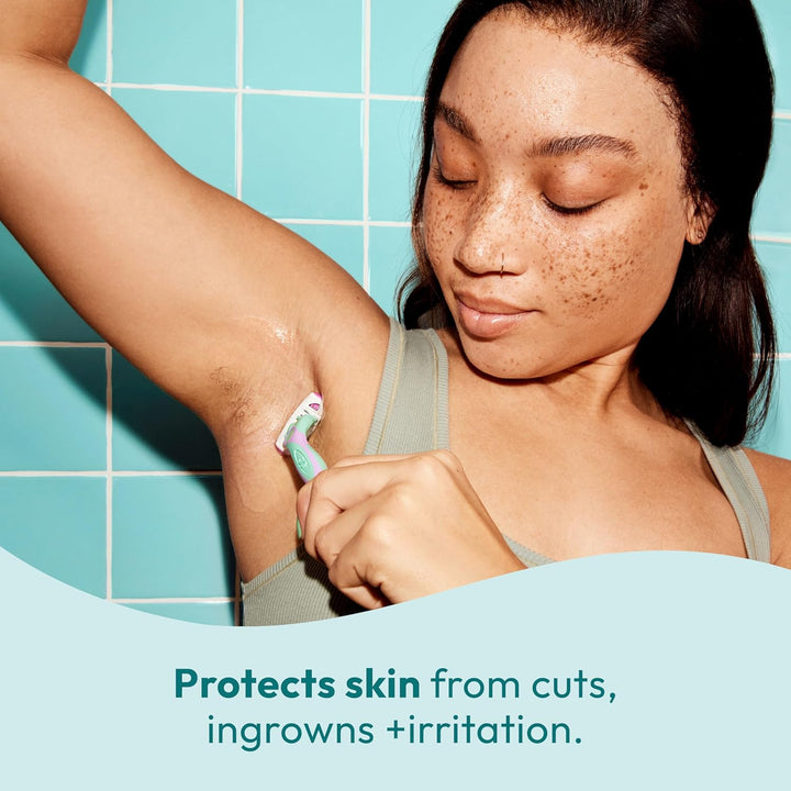 2-In-1 Shave Oil & Moisturizer, Fragrance Free, 7.3Oz | Shaving Oil, after Shave for Women Bikini Area Moisturizer with Vitamin E and Aloe, Shaving Cream Alternative, 7.3 Fl Oz