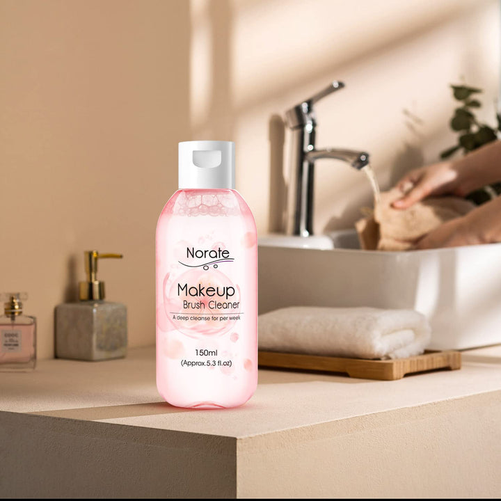 Makeup Brush Cleaner, Make up Brush Cleansers Solution, Makeup Cleaner for Makeup Brushes, Beauty Sponge, Powder Puff, Deep Clean Brush Shampoo, Gentle Formula Cruelty Free 5.3 FL.OZ