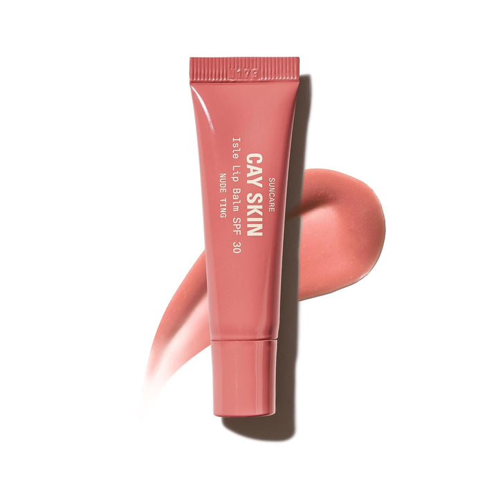 Isle Lip Balm SPF 30 – High Shine, Hydrating + Sheer Lip Gloss in Vanilla Brown Sugar Flavor – Formulated with Natural Ingredients for All Skin Tones – Clear, 0.35 Oz