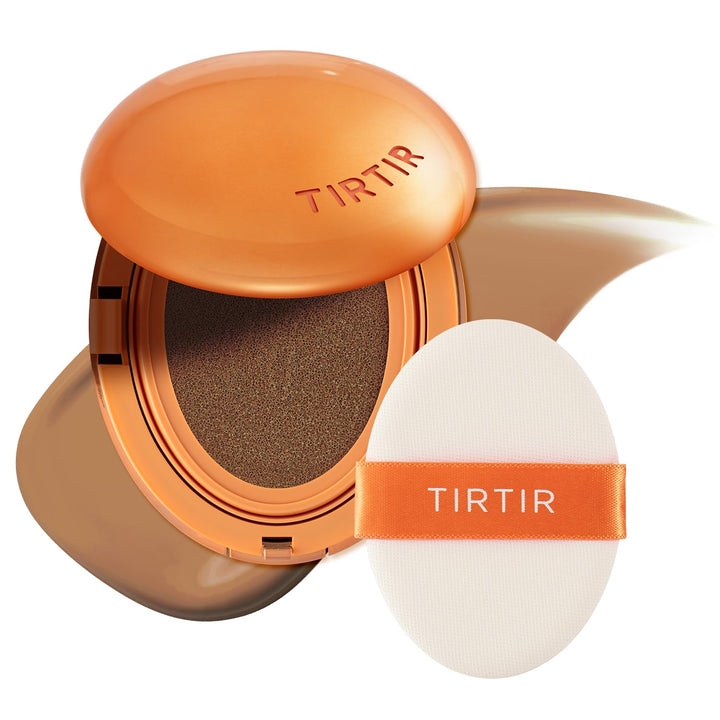 Mask Fit Ai Filter Cushion Foundation | Ai-Like Semi-Matte Finish - up to 72-Hour Medium to Full Coverage Korean BB Cushion Make up Beauty, #23N Sand, 0.63 Fl Oz