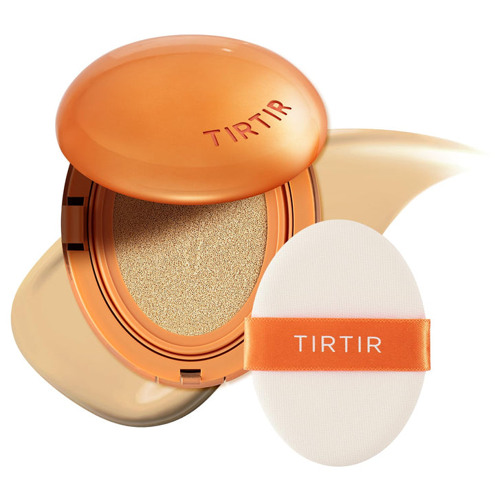 Mask Fit Ai Filter Cushion Foundation | Ai-Like Semi-Matte Finish - up to 72-Hour Medium to Full Coverage Korean BB Cushion Make up Beauty, #23N Sand, 0.63 Fl Oz