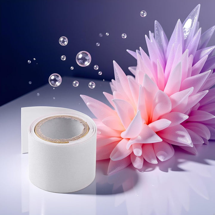 White Strong Nail Protector Fiberglass Nail Wrap for UV Gel Acrylic Nails Self Adhesive Fiberglass Silk Nail Wrap Clean Self Adhesive anti Damage Fiberglass Nail Wrap and Silk Wrap Nail Art Tool