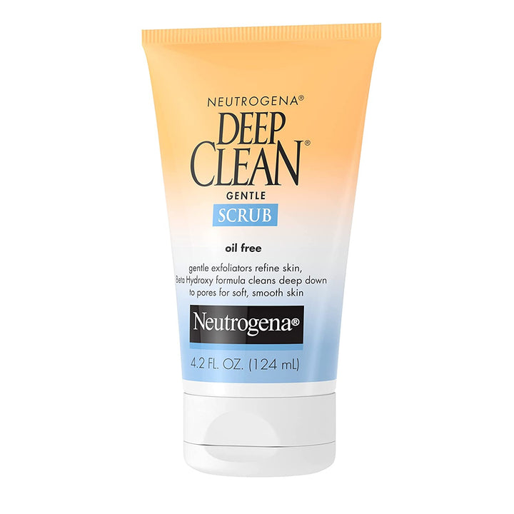 Deep Clean Gentle Daily Facial Scrub, Oil-Free Cleanser 4.2 Fl. Oz