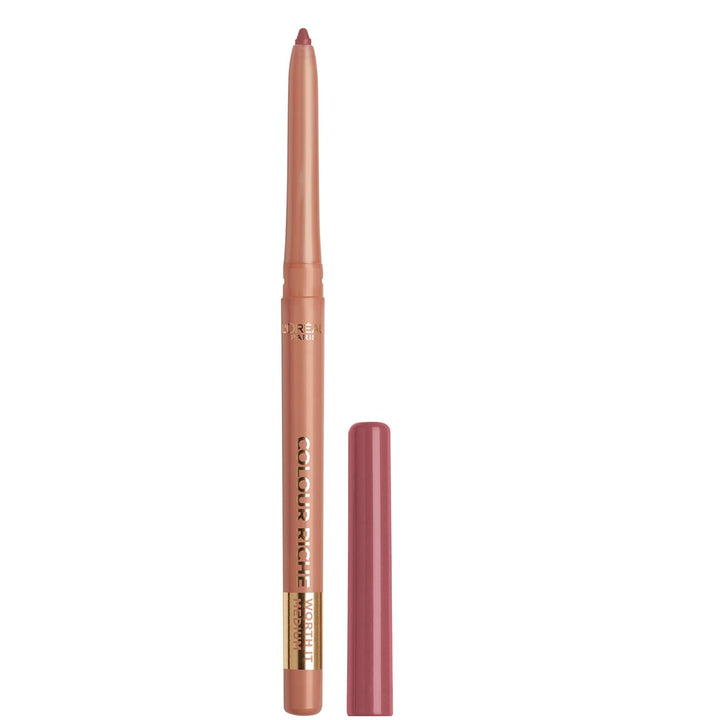 Colour Riche Lip Liner Pencil, Creamy Lip Liner with Omega 3 and Vitamin E, 601 Worth It (Pinky Nude)