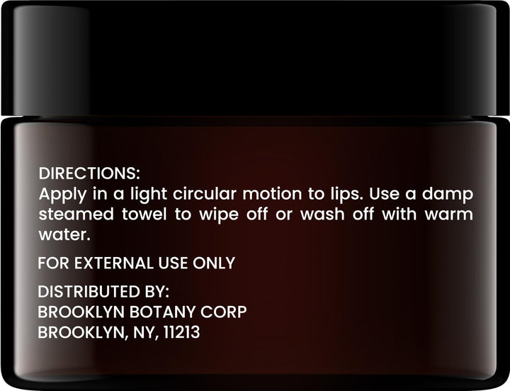 Lip Scrub Exfoliator 1 Oz – Lip Moisturizer for Dry Lips and Chapped Lips – Gentle Lip Exfoliator for Smooth and Brighter Lips – Peppermint Flavor