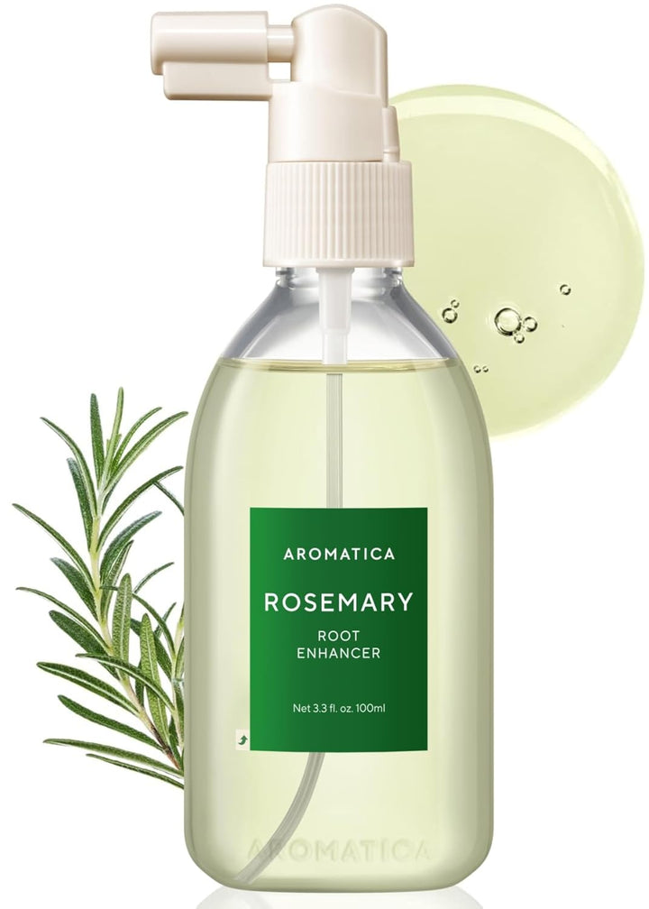 Root Enhancer Rosemary Water Spray for Hair Growth – Korean Hair Care Oil for Scalp Detox – Flaky & Itchy & Dry Scalp Treatment – Free from Sulfate, Silicone, and Paraben (3.38Oz)