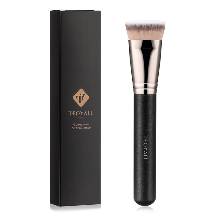 Domed Cheek Brush, Medium Precision Brush Head with Dense Synthetic Bristles for Contour Bronzer Blush with Loose Powder Cream