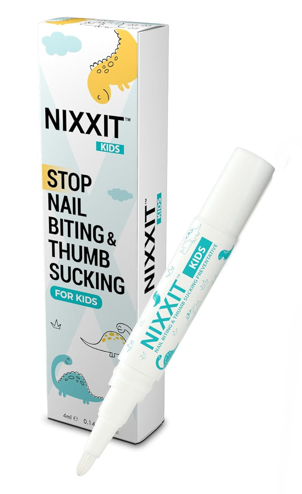 Nail Biting Prevention for Kids - Thumb Sucking Deterrent for Kids, Toddlers, Children - No Bite Nail Polish Pen - Bitter Taste - Safe & Effective Solution for Age 3+